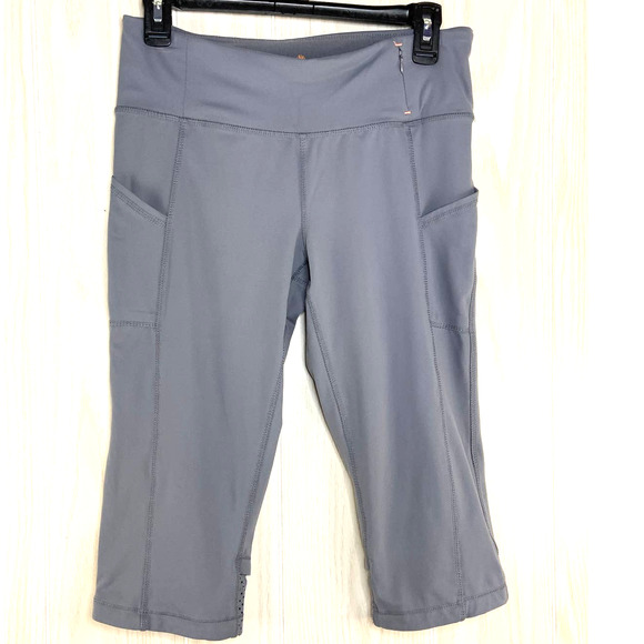 Tangerine Capri Leggings Size M Gray 
